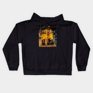 Fab Five - Vintage Design Of Basketball Kids Hoodie